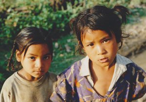 Two_little_girls_of_Nepal